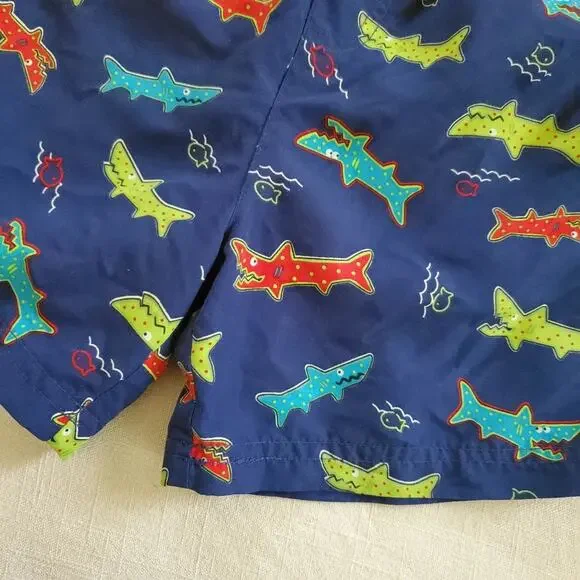 Vintage Shark Swim Trunks 4t - Picture 3 of 8